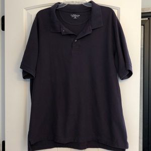 Croft & Barrow Signature Polo Shirt Men's Size XL Dark Purple Short Sleeve Top